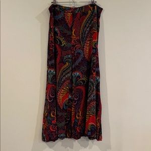Anthropologie boho trippy hippie trousers